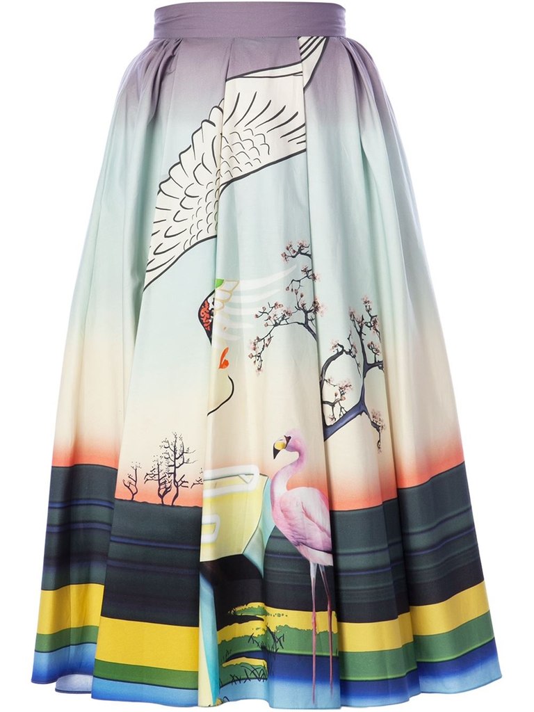 Расклешенная юбка MARY KATRANTZOU, весна/лето 2015