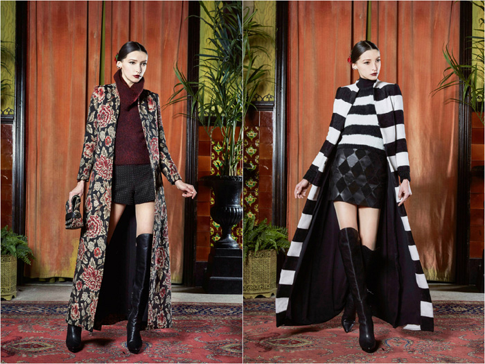 Коллекция женских пальто Alice + Olivia осень-зима 2015-2016